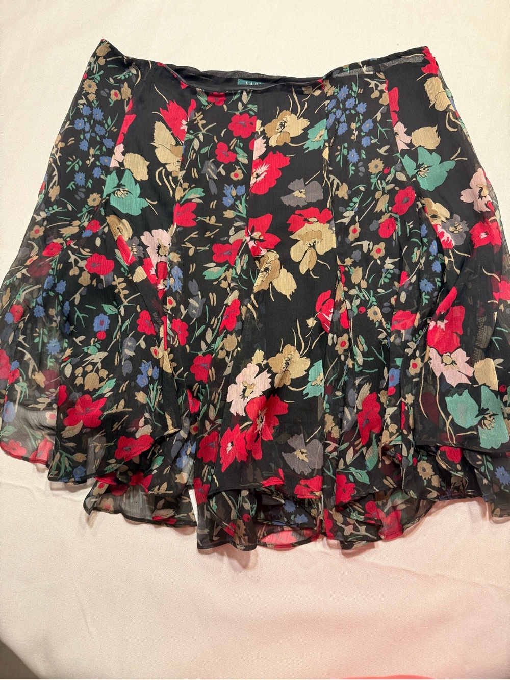 Ralph Lauren Petite Floral Skirt